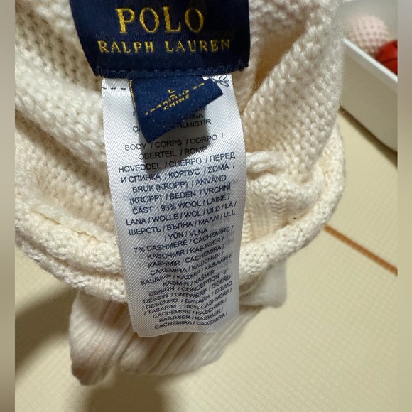 Ralph Lauren Pet Flag Wool-Blend Dog Sweater - Picture 12 of 12